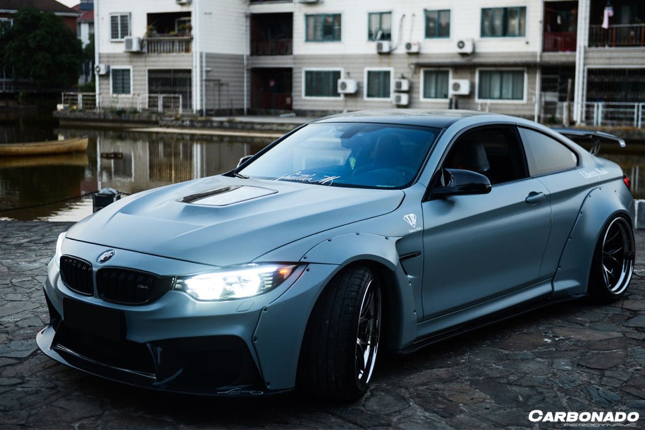 2014-2020 BMW M3 F80 & M4 F82 D3 Style Front Bumper